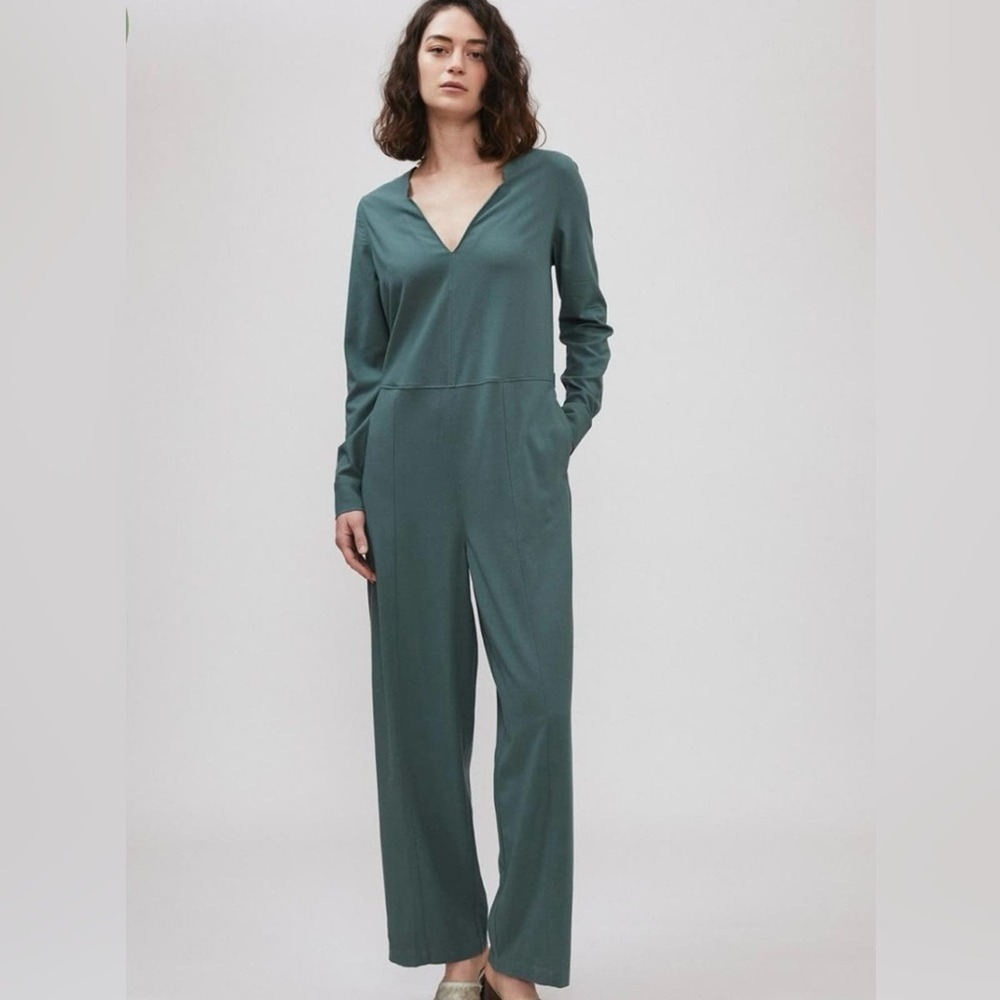 Billy Reid Green Jumpsuit - Picture 2 of 10
